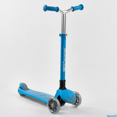 Самокат 3-х кол. 00180 B.Scooter блакитний