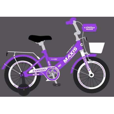 Велосипед 14" Corso Maxis 14560 бузковий