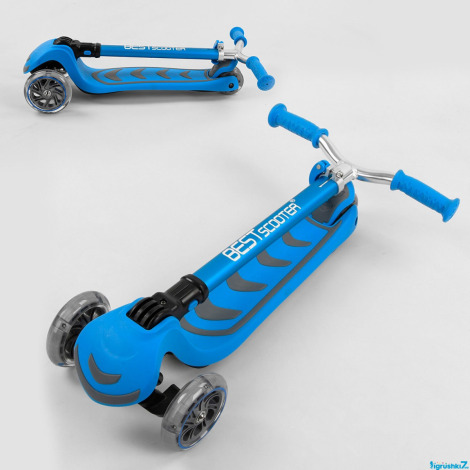 Самокат 3-х кол. 00180 B.Scooter блакитний