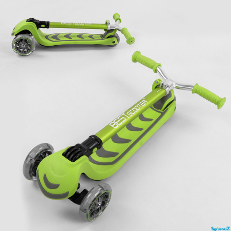 Самокат 3-х кол. 00436 B.Scooter салатовий