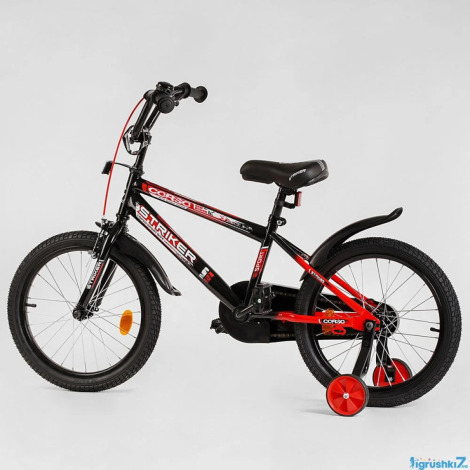 Велосипед 18" Corso Striker 18902 чорно-червоний