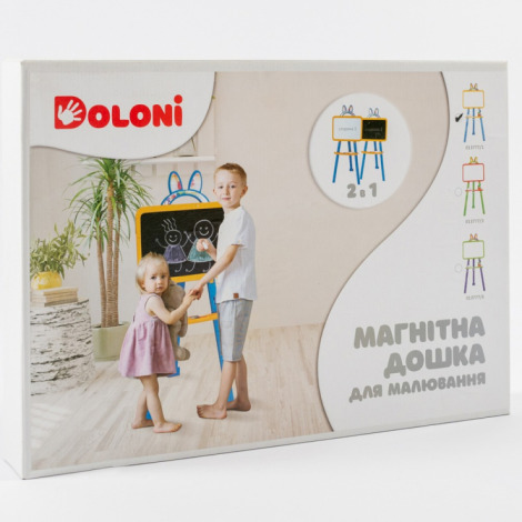 Мольберт "Doloni" 013777-3 помаранчево-зелений