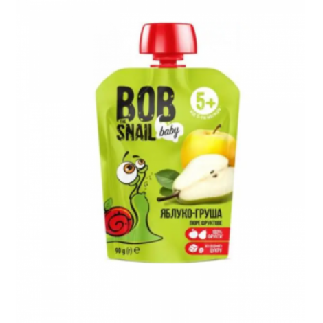 Пюре BOB SNAIL "Яблуко-груша"  90г