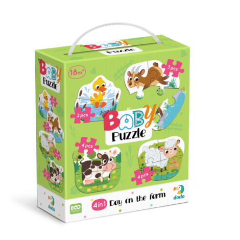 Пазл 4в1 "Baby puzzle" 300687 День на фермі