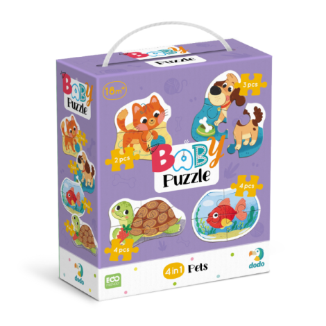 Пазл 4в1 "Baby puzzle" 300688 Домашні тварини