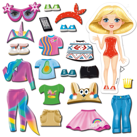Магнітна гра "Одягалка Trendy girl" VT3204-32