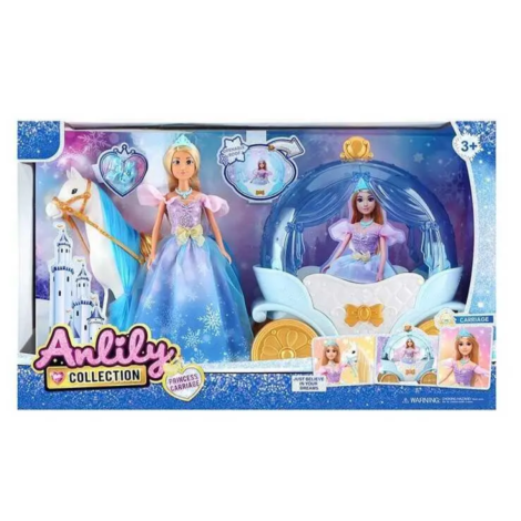 Лялька "Anlily" 616689 з каретою і конем