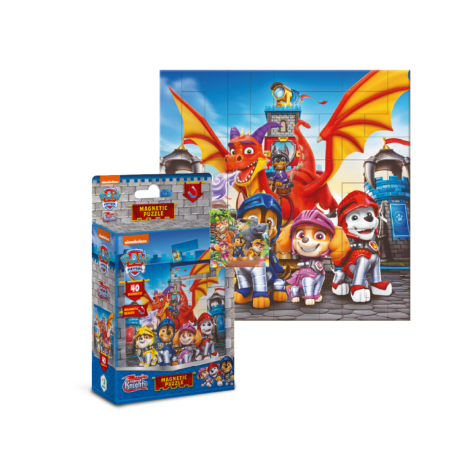 Пазл 40 елементів "Paw Patrol.Лицарі" 200651 магнітний