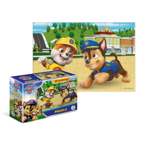 Пазл-міні 35 елементів "Paw Patrol" 200690 Кремез та Гонщик