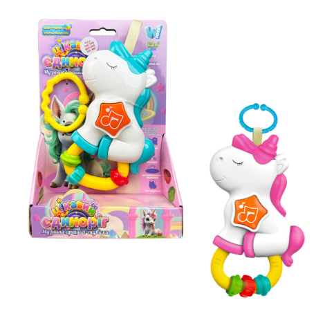 Брязкальце 38468 Єдиноріг музичний WToys