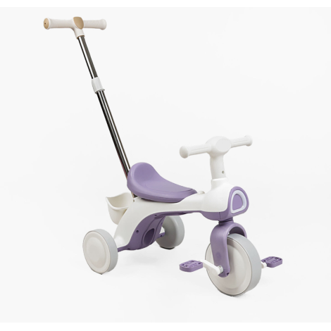 Велосипед 3-колісний BestTrike 38119 бузковий з батьківською ручкою