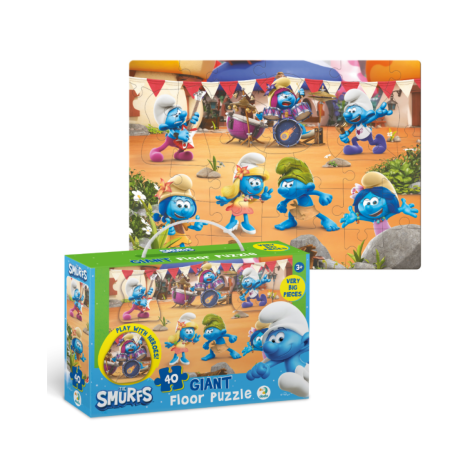 Пазл 40 елементів "Smurfs" 200619 Музика грає. Великий пазл (на підлогу)