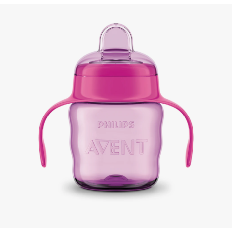 Чашка AVENT з силіконовим носиком 200мл 6мiс.+ 551/03