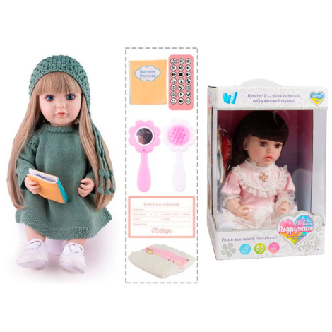 Лялька  9768-35ТК інтерактивна WToys