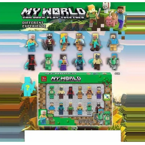 Набір ігровий "Minecraft" 33100 12героїв