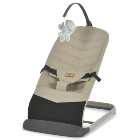 Баунсер "El Camino IZZY" МЕ-1178-1 Taupe Beige дуга з іграшками