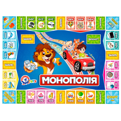 Гра "Монополія" 0755 Технок дитяча
