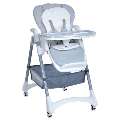 Стільчик для годування El Camino Steady 1177 Quiet Gray світло-сірий