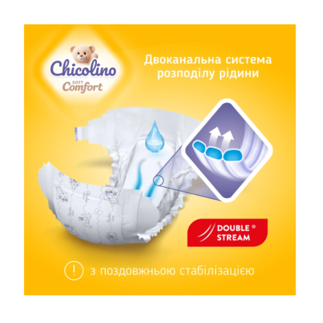 Чіколіно підгузники дитячі Soft comfort 3 (4-9кг) 36штук