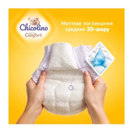 Чіколіно підгузники дитячі Soft comfort 3 (4-9кг) 36штук