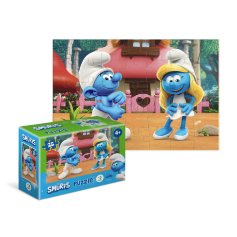 Пазл-міні 35 елементів "Smurfs" 200692 Романтика