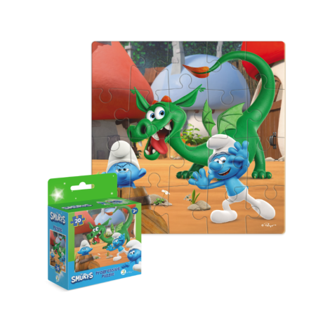 Пазл 20 елементів "Smurfs" 200694 Хованки з Драконом