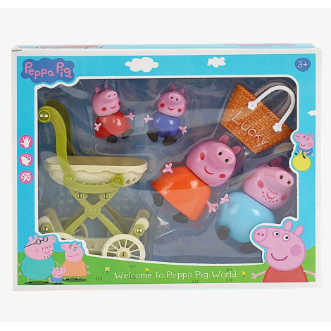 Набір ігровий "Peppa Pig"/552-3/552-9/ 4героя та асексуари