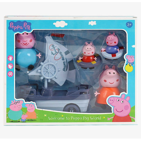 Набір ігровий "Peppa Pig"/552-3/552-9/ 4героя та асексуари