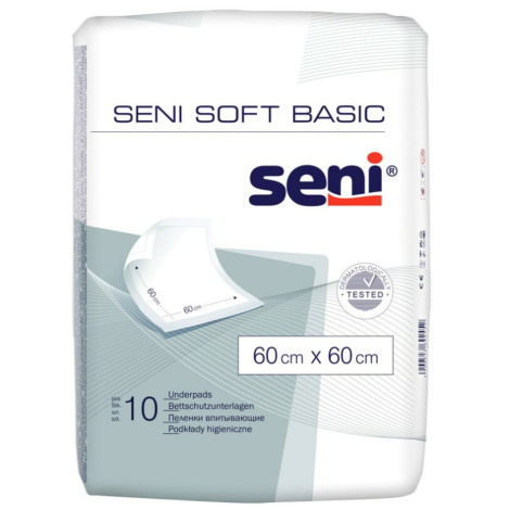 Сені пелюшки для дітей Soft Basic 60х60 (10шт)