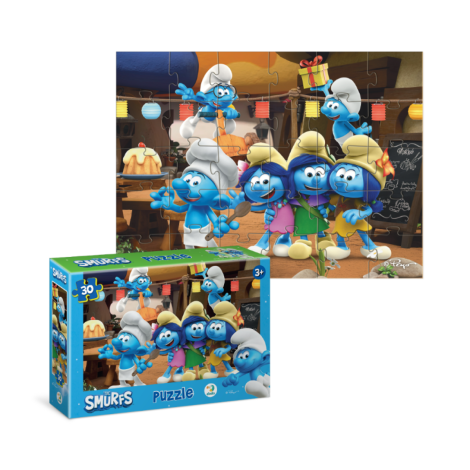 Пазл 30 елементів "Smurfs" 200661 Вечірка Смурфів