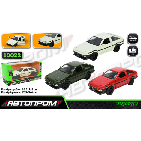 Модель "Автопром" 10022 Toyota AE86