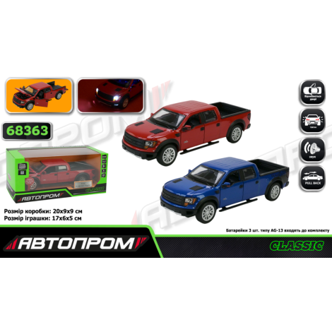 Модель "Автопром" 68363 Ford F-150 SVT Raptor