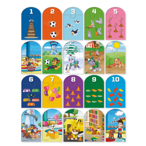 Навчальна гра "Paw Patrol" 200621 Лічба від 1 до 10