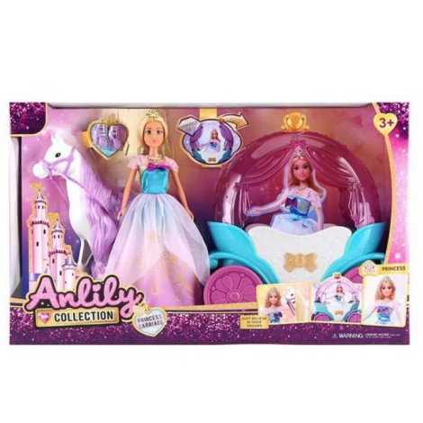 Лялька "Anlily" 616688 з каретою і конем
