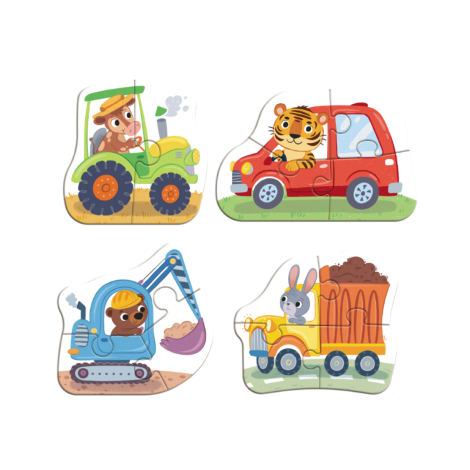 Пазл 4в1 "Baby puzzle" 300685 Транспорт