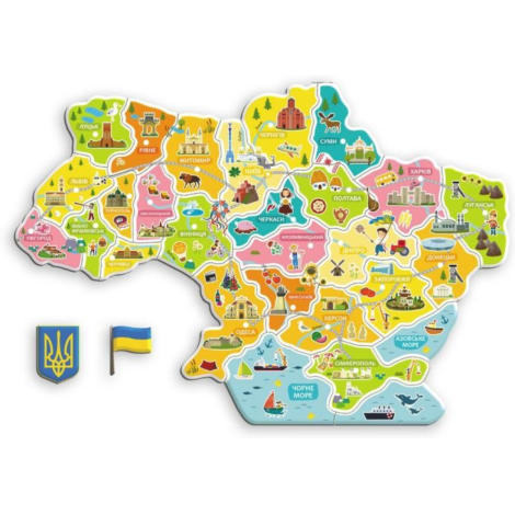 Магніти "Мапа України"  200268