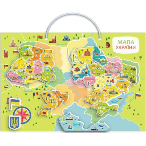 Магніти "Мапа України"  200268