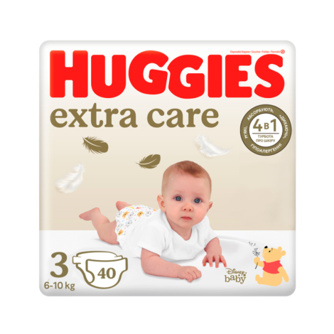 Хагіс Extra Care підгузник №3 (6-10кг) 40шт