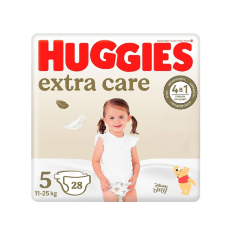 Хагіс Extra Care підгузник №5 (11-25кг) 28шт