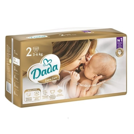 Підгузники "Dada" преміум 2 (3-6кг) 44шт new