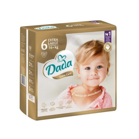 Підгузники "Dada" преміум 6 (16+кг) 26шт