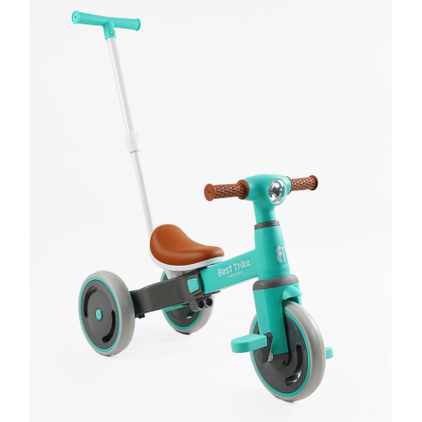 Велосипед 3 колісний BestTrike 10360 з ручкою (бірюзовий)