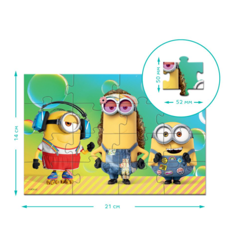 Пазл 16ел. "Minions" 200352 магнітний