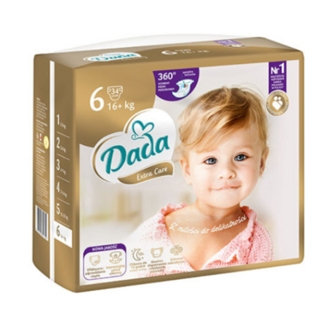Підгузники "Dada" преміум 6 (16+кг) 34шт