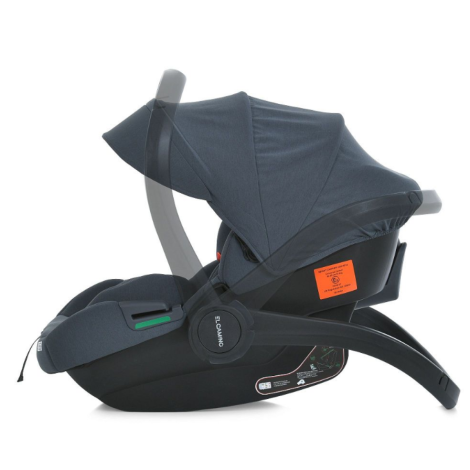 Автокрісло "El Camino i-KEEP 0-13кг  МЕ-1186 Melange Rock Gray