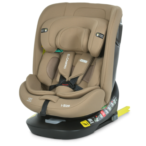 Автокрісло "El Camino i-HOLD 0-36кг  МЕ-1188 ISOFIX Natural Beige