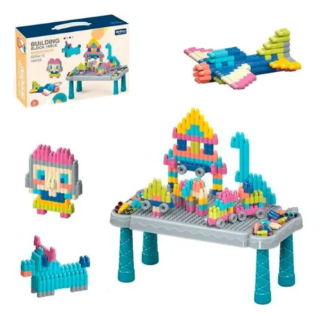 Столик + конструктор  2704С-13 140дет.