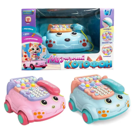 Музична іграшка  "Котофон" 21607 каталка WToys