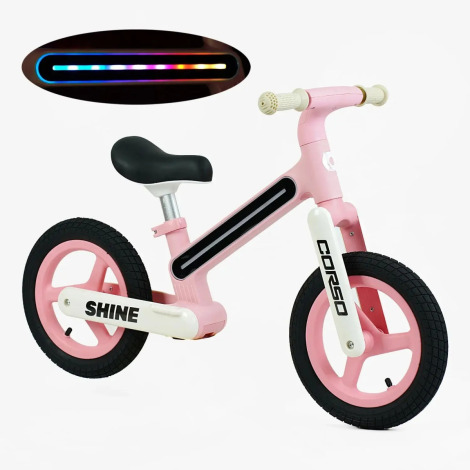 Велобіг Corso Shine 12" 10059-JT рожевий