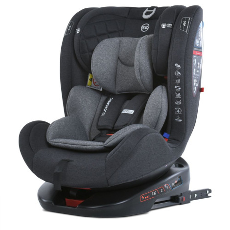 Автокрісло El Camino Everest 0-36кг МЕ-1114 Light Gray